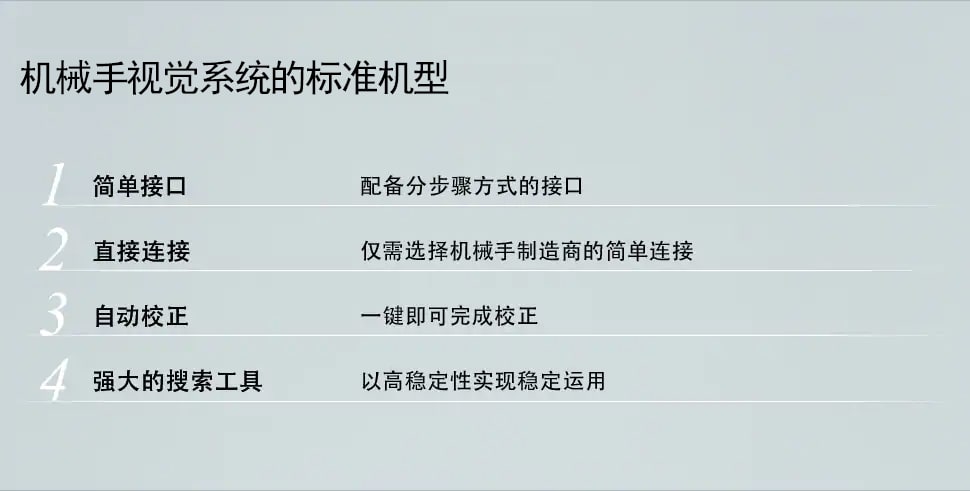 机械手视觉系统的标准机型