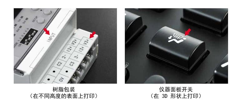 树脂包装(在不同高度的表面上打印)