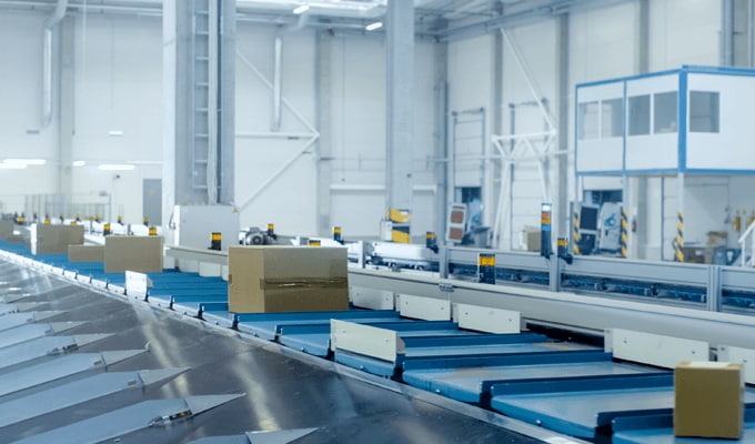 分拣机(自动分拣机)示意图