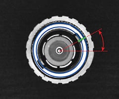＜例3＞利用边缘位置圆周区域的各种检查